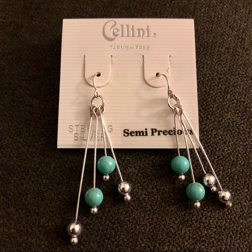Cellini Sterling Silver Dangle Earrings